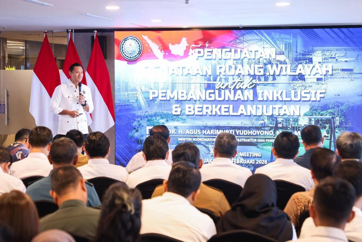 FOTO: AHY Dorong Tata Ruang Jadi Fondasi Pembangunan Berkelanjutan