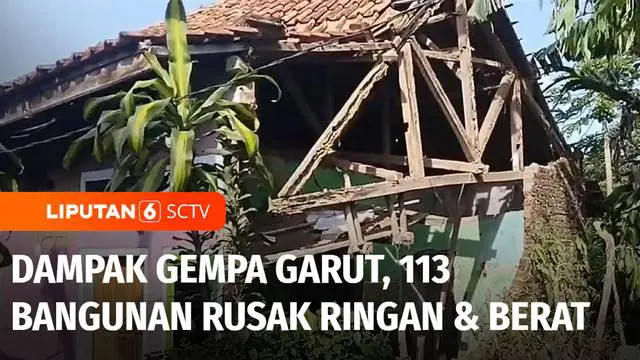 Akibat gempa garut, sebanyak 24 kecamatan terdampak dengan jumlah kerusakan mencapai 113 bangunan, dan empat di antaranya rusak berat.