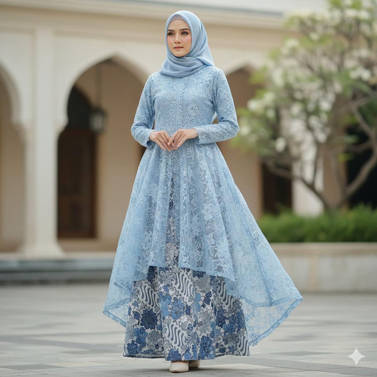 7 Warna Gamis Batik Brokat yang Diprediksi Hits untuk Ramadan 2026: Dusty Lilac hingga Sage