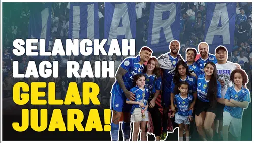 VIDEO: Momen Pemain Persib Rayakan Kemenangan Bareng Suporter dan Keluarga Setelah Kalahkan Madura United di Final BRI Liga 1