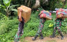 TNI Salurkan Logistik Tapteng, Bantu Warga Terdampak Bencana di Desa Nauli 2