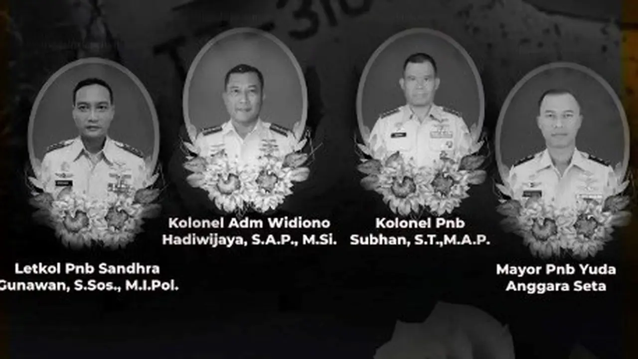 Para korban pesawat Super Tucano jatuh di Pasuruan. (Istimewa)