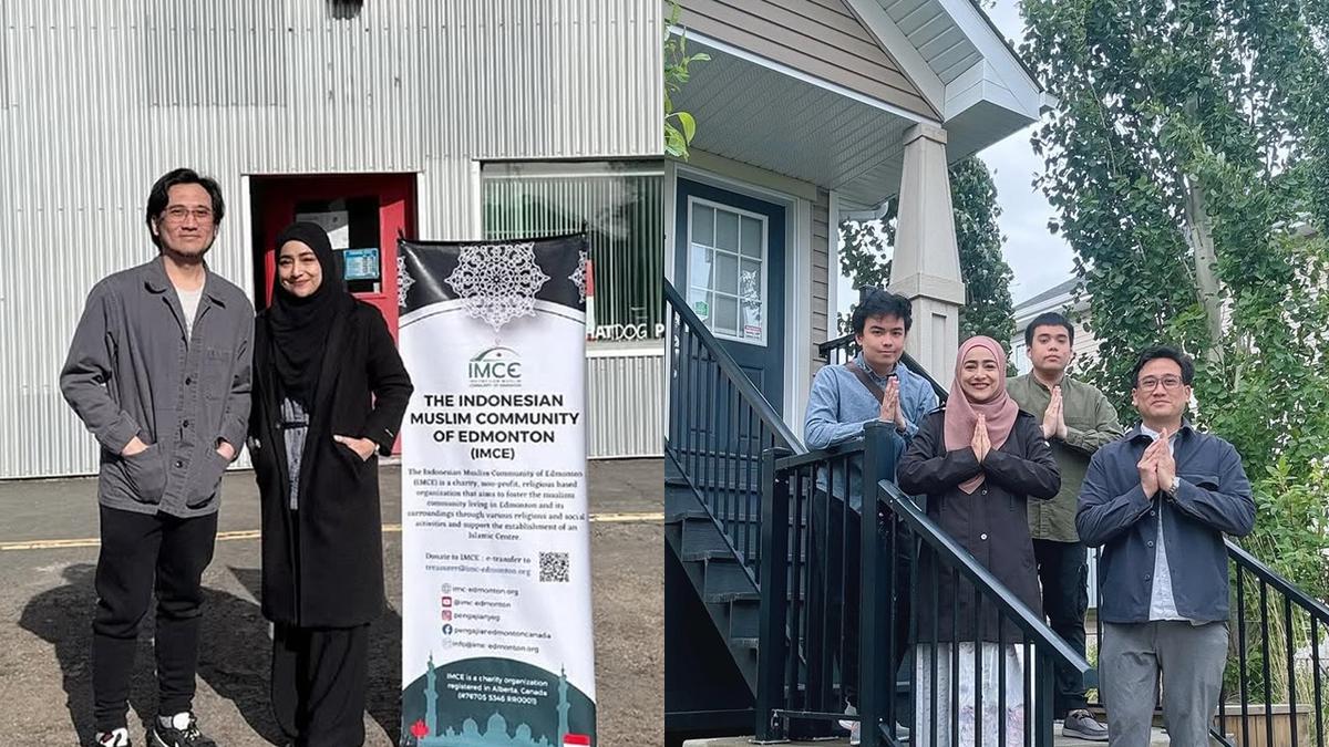 7 Potret Kegiatan Ramadhan Cindy Fatikasari, Tunjukkan Masjid Indonesia di Kanada Barat