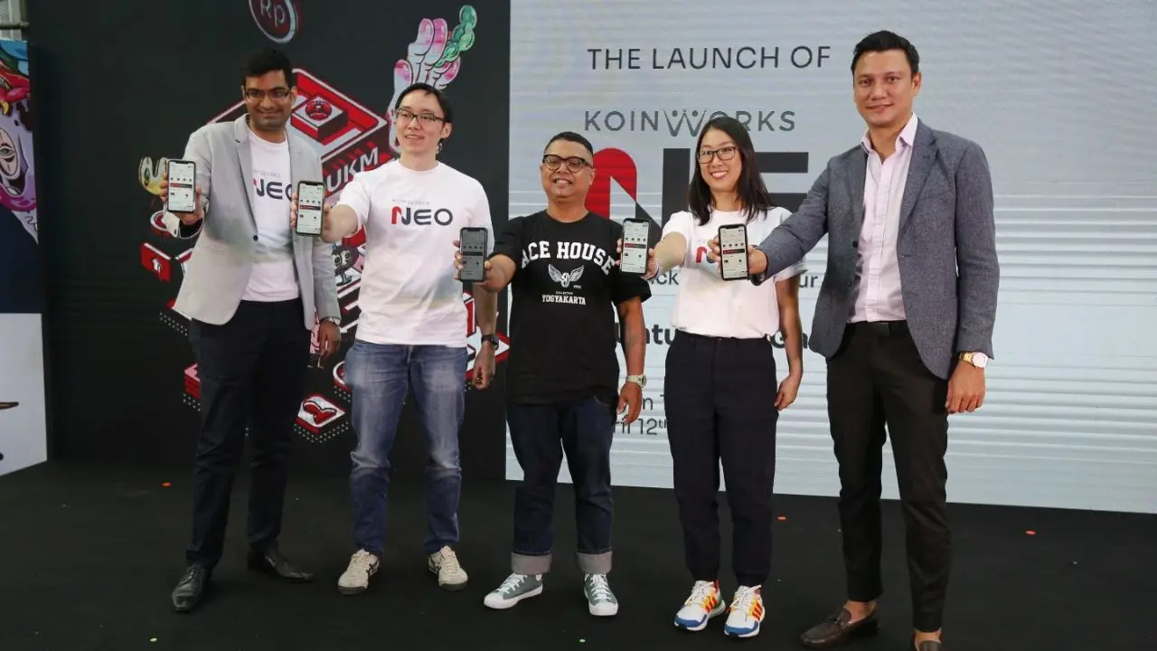 KoinWorks sebagai platform solusi keuangan terpercaya meluncurkan inovasi terbaru bernama KoinWorks NEO, sebuah layanan finansial terintegrasi untuk UKM. (Dok KoinWorks)