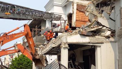 Korban Tewas Ledakan di Grand Polonia Medan Bertambah Jadi Dua Orang