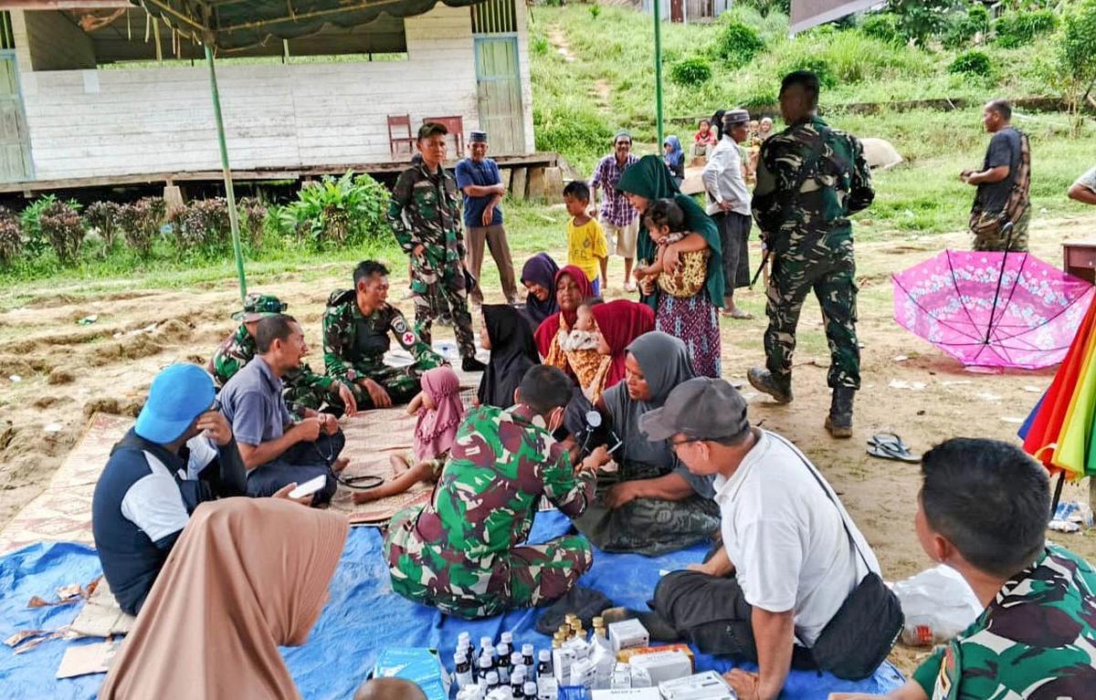 FOTO: Akses Terbatas Tantangan Pelayanan Kesehatan di Lokasi Bencana Gayo Lues