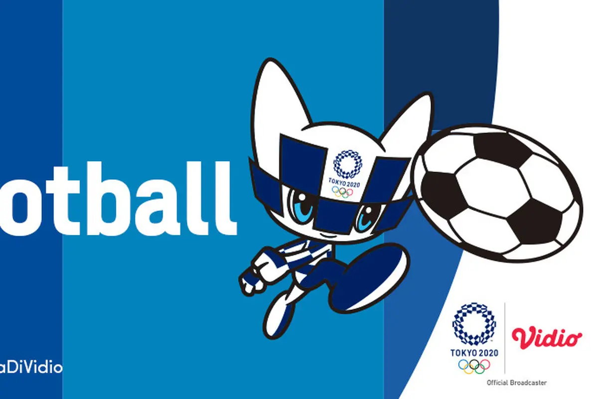 Banner Sepak Bola Olimpiade. (Foto: Vidio)