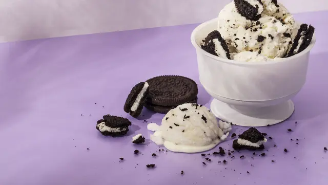 Ilustrasi oreo bingsu