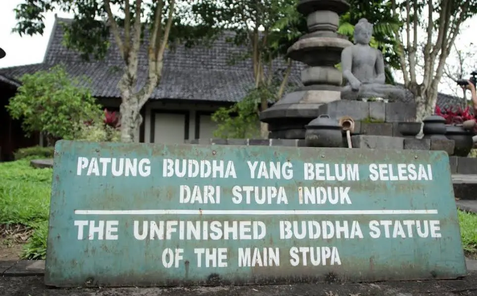 The Unfinished Buddha di Candi Borobudur (Liputan6/Edhie Prayitno Ige)