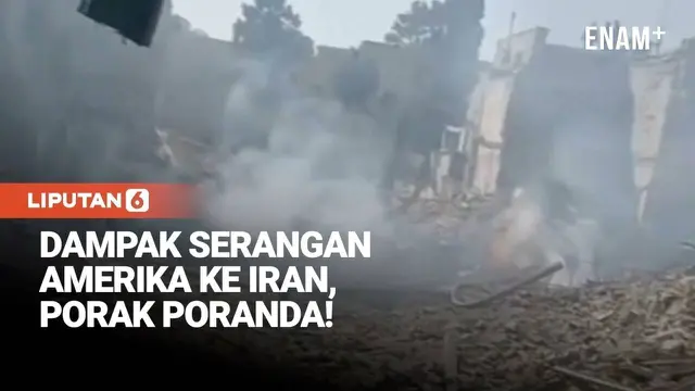 Porak Poranda! Kerusakan Parah di Teheran Usai Serangan AS-Israel