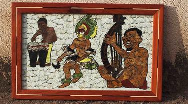 Karya Seni Mozaik Kupu Kupu - Kumpulan Montase, Kolase dan ...