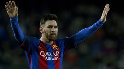 1. Lionel Messi (Barcelona) - 51 gol dalam 51 laga. (AFP/Josep Lago)