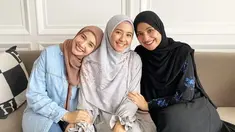 Laudya Cynthia Bella, Zaskia Sungkar dan Shireen Sungkar (Sumber: Instagram/laudyacyntihabella)