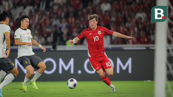 Striker Timnas Indonesia, Ole Romeny, saat menghadapi China dalam laga Kualifikasi Piala Dunia 2026 zona Asia di Stadion Utama Gelora Bung Karno (SUGBK) Senayan, Jakarta, Kamis (5/6/2025). (Bola.com/Bagaskara Lazuardi)