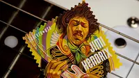 Uniknya Jimi Hendrix Diabadikan dalam Perangko
