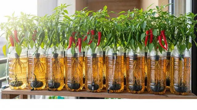 Ide Kebun Cabai Tanpa Tanah Pakai Botol Bekas