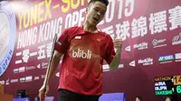 Tunggal putra Indonesia Antohny Sinisuka Ginting lolos ke babak utama Hong Kong Open Super Series 2015, Selasa (17/11/2015). (Liputan6.com/Humas PP PBSI)