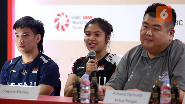 Konferensi pers Indonesia Open 2023