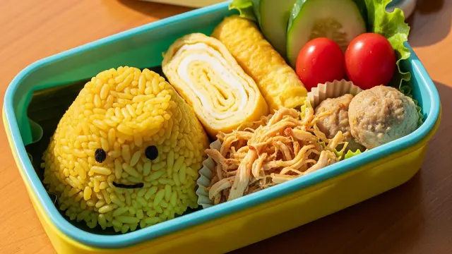 Ide Bento Box Murah untuk Menu Anak Sekolah (Image by Gemini AI)