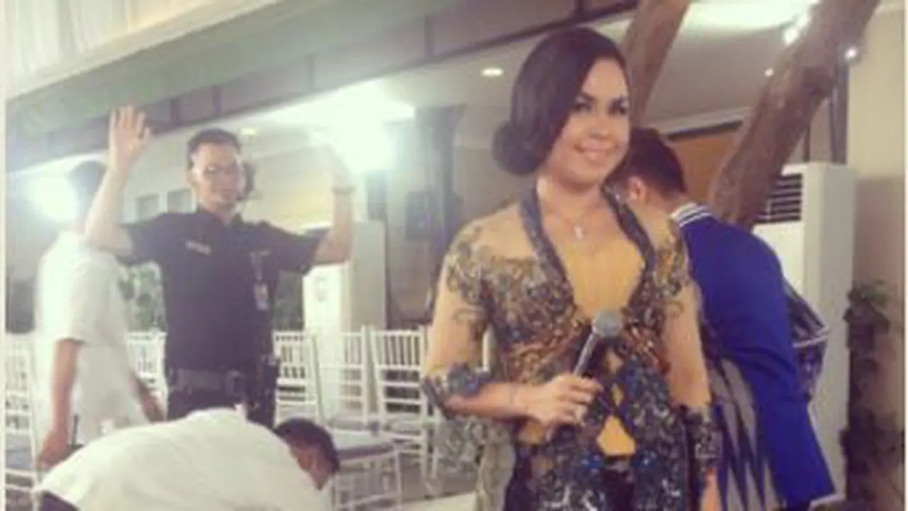 Melaney Ricardo Pandu Acara Siraman Nagita Slavina