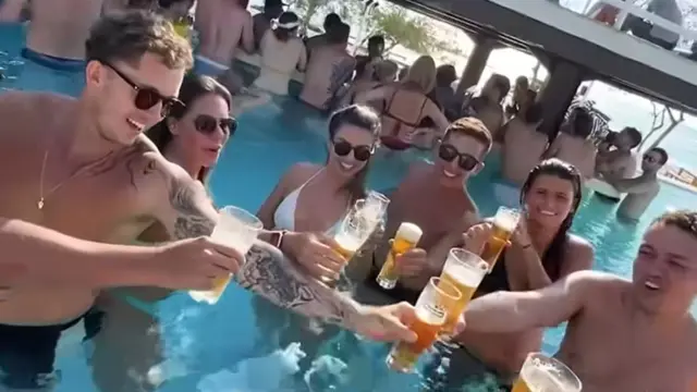 Rabbit Jump sebuah beach club di Gili Trawangan, Lombok, NTB