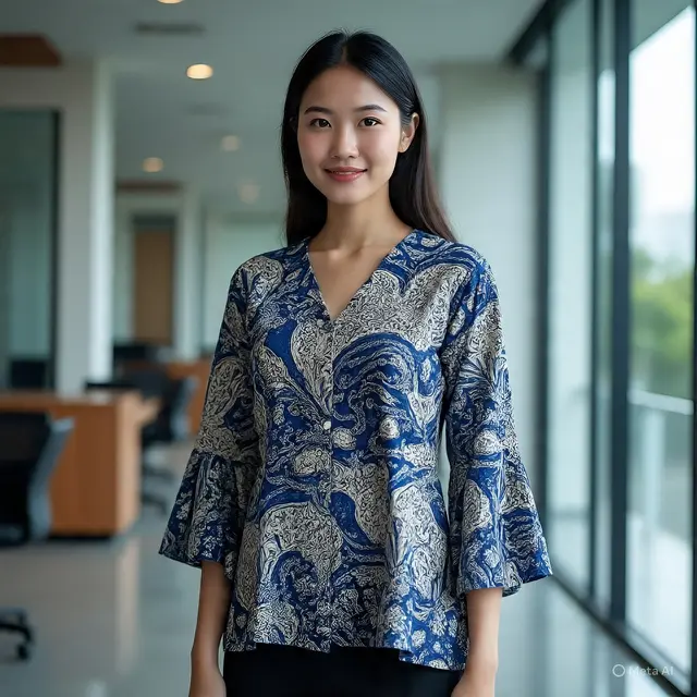 Batik Lengan Lonceng Wanita