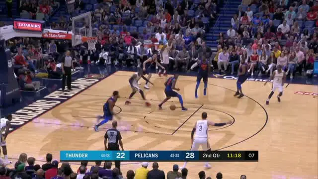 VIDEO : Cuplikan Pertandingan NBA, Thunder 109 vs Pelicans 104