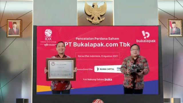 Pencatatan Perdana Saham Bukalapak