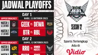 Jadwal dan Link Streaming MPL Indonesia Season 12 Playoff di Vidio. (Sumber: dok .vidio.com)