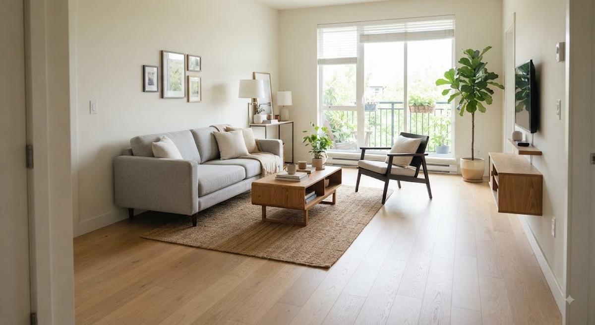 Sisakan Area Lantai Terbuka di Antara Furnitur (AI Generated)
