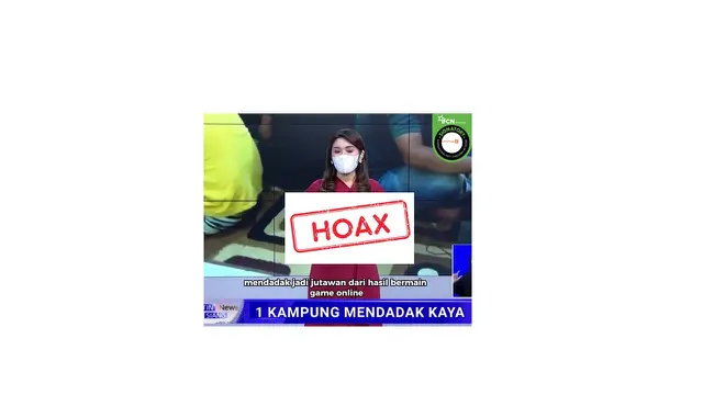 Cek fakta video satu kampung jadi jutawan karena judi online