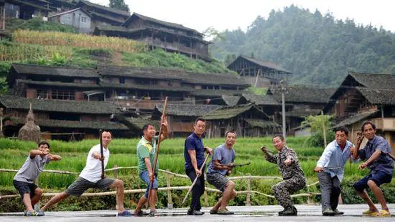 Unik, Seluruh Penduduk di Desa Ini Jago Kung Fu