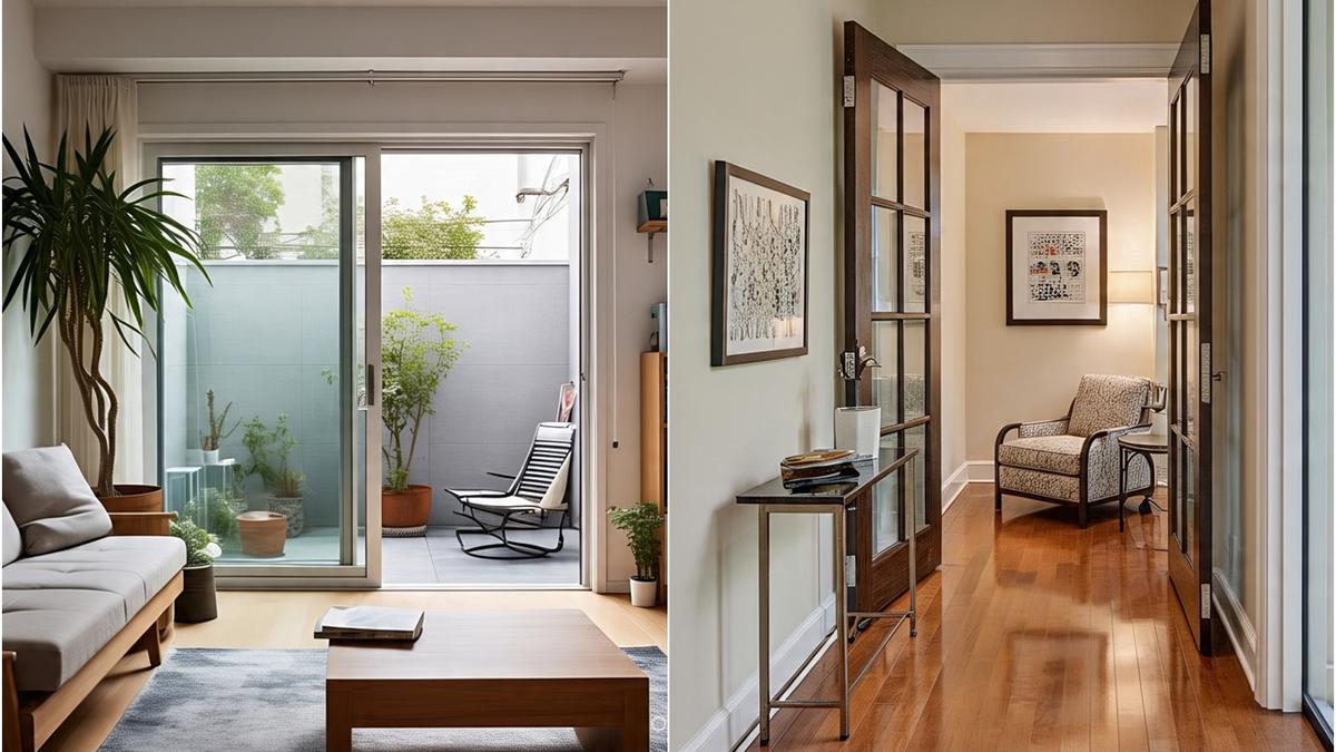 10 Model Pintu Kaca Terbaru untuk Ruang Sempit, Rumah Terasa Luas
