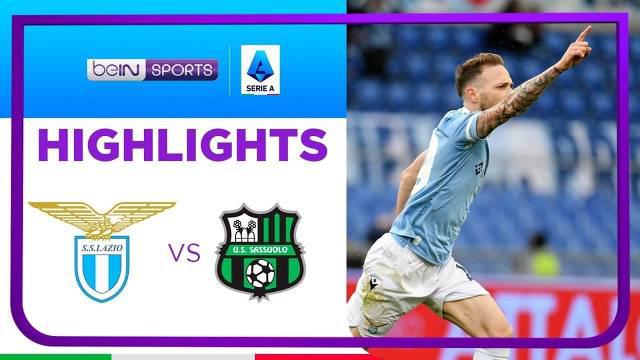 Berita video highlights Liga Italia, Lazio menang tipis 2-1 atas Sassuolo, Sabtu malam (2/4/22)