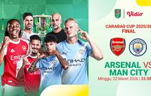 Live Streaming Arsenal vs Man City Carabao Cup 2025/26, Eksklusif di Vidio