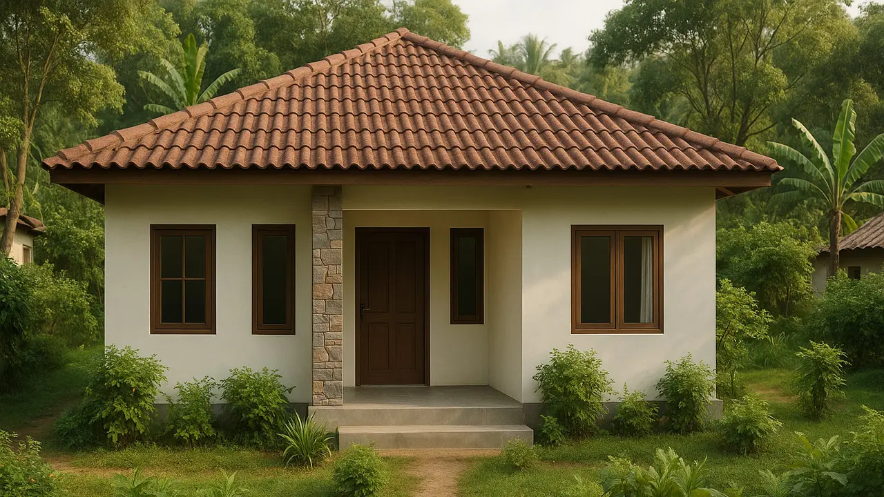 Gambar Desain Rumah Kampung Sederhana tapi Cantik 3 Kamar