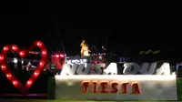 Tarian dari ujung barat Indonesia hingga ujung timur Indonesia membuka acara Pesona Nusa Dua Fiesta tahun ini. (Liputan6.com/Dinny Mutiah)