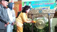 Menteri Kesehatan RI, Nila Moeloek resmikan pencanangan program Padang Pariaman Sehat
