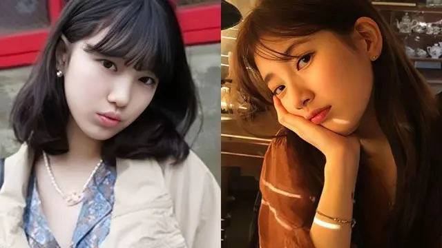 Potret dulu dan kini Suzy. [Foto: TikTok/xxoxxofm]