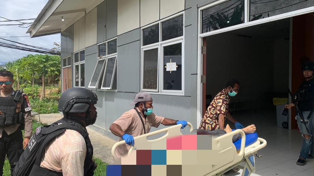 pekerja bangunan ditembak KKB