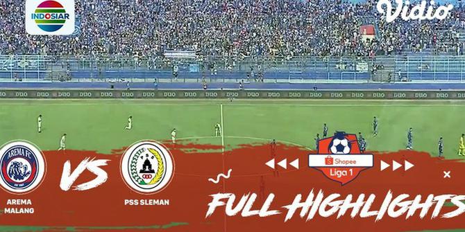 VIDEO: Highlights Liga 1 2019, Arema FC Vs PSS 4-0