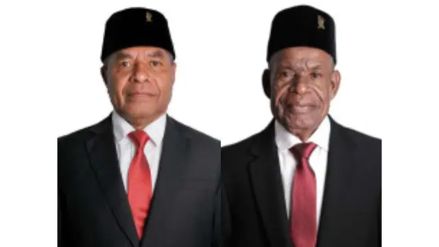 Joppye Onesimus Wayangkau dan Ibrahim Wugaje