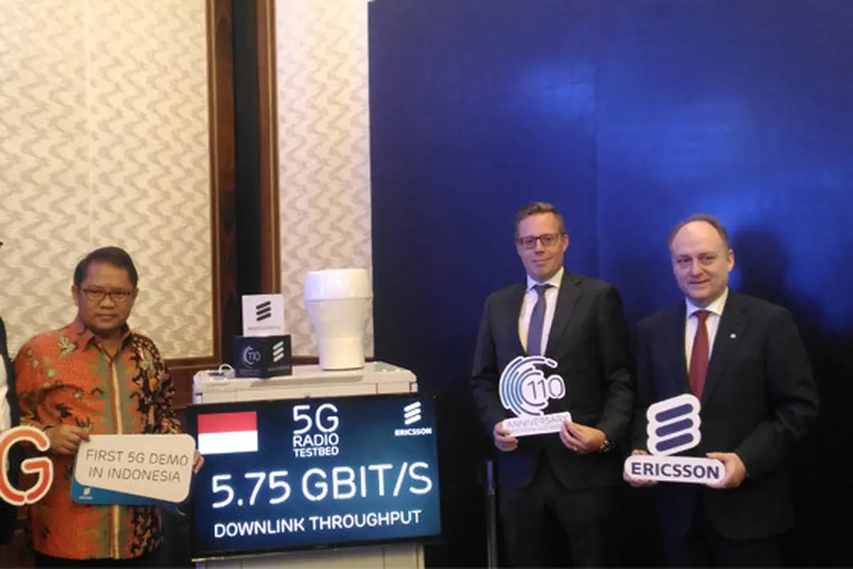 Ericsson Gelar Demo 5G Perdana