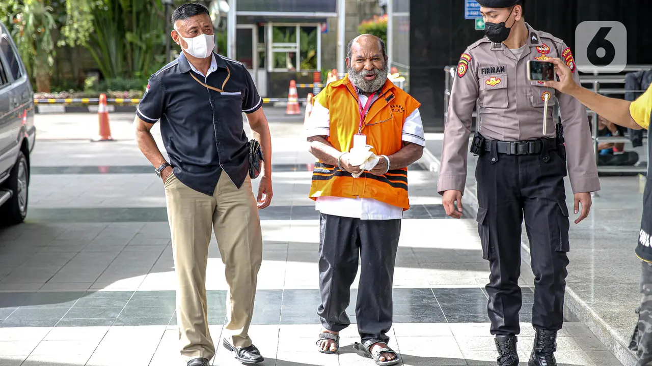 Tersangka Gubernur Papua Lukas Enembe Jalani Pemeriksaan Lanjutan di KPK