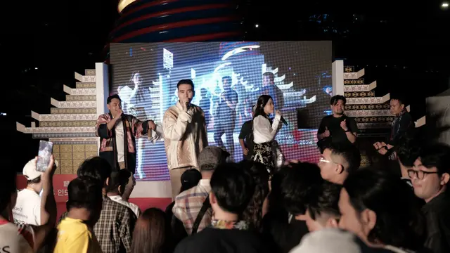 Artis muda Indonesia turut tampil di Festival Indonesia 2024 di Cheonggye Plaza, Seoul, 23 Juni 2024. (KBRI Seoul)