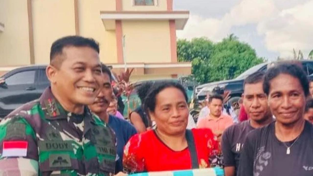 FOTO: Pangdam Pattimura Turun Tangan Redam Konflik Warga di Halmahera Tengah