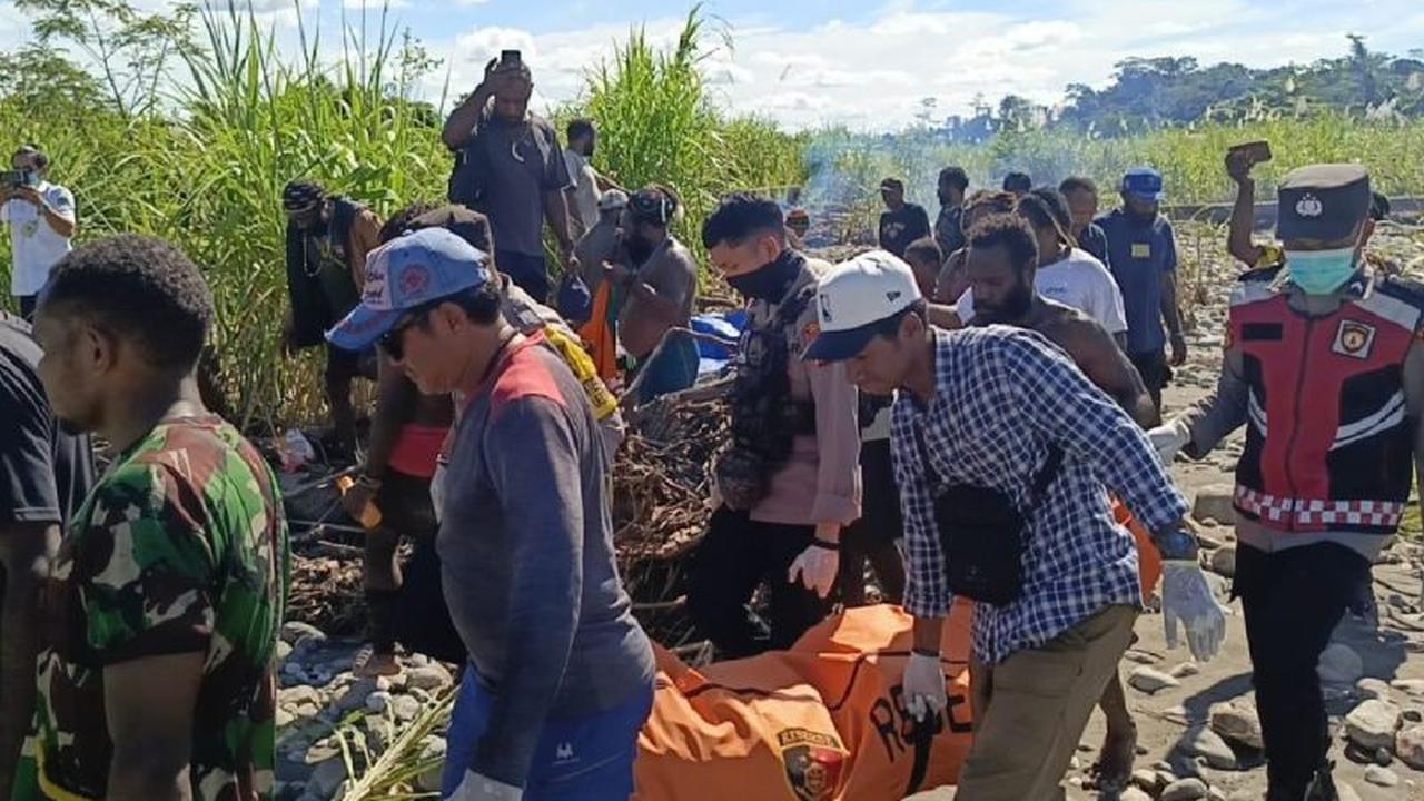 Tragis! Korban Hanyut Nduga Ditemukan Meninggal Setelah Terseret 40 KM, 14 Lainnya Masih Hilang