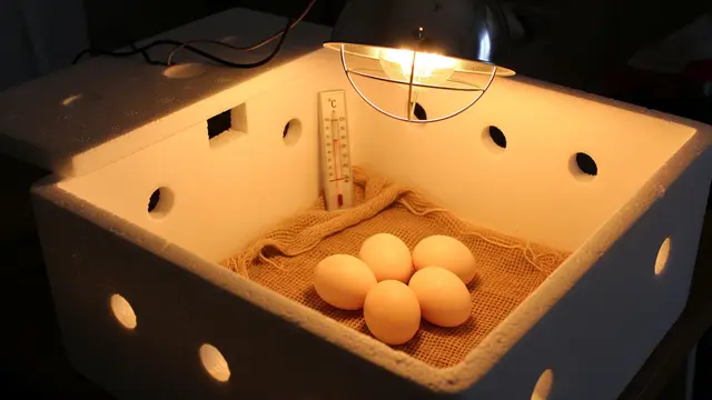 Cara Menetaskan Telur dengan Lampu