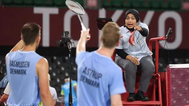 Kisah Qomarul Lailah, Guru Bahasa Inggris yang Jadi Wasit Olimpiade Tokyo 2020