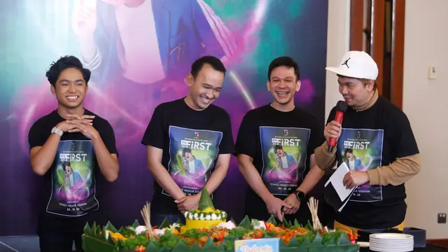 Betrand Peto Putra Onsu menggelar konser di Ultah pernikahan Ruben Onsi dan Sarwendah